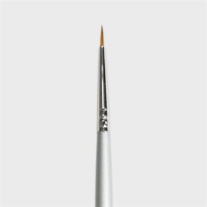 OB-910W #0 Liner Silver Overglaze Brush